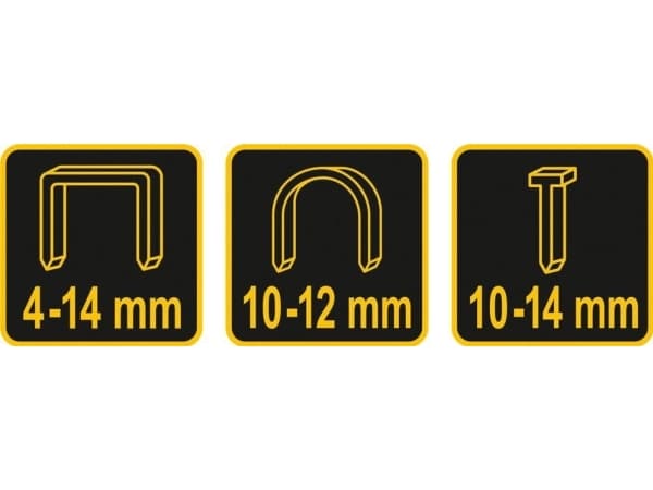 Vorel møbelstiftemaskin 4-14 mm 3 funksjoner (71060)