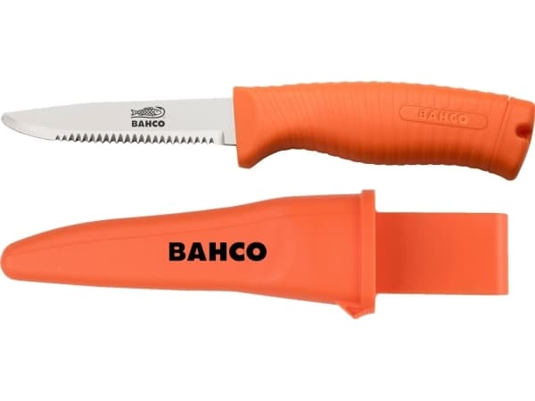 BAHCO RESCUE KNIFE NON-SINKABLE FLUORENSCENE