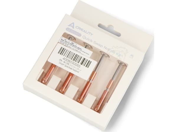 Creality  dysz Unicorn Quick-Swap do drukarek 3D Creality - 0,4mm/0,6mm/0,8mm - filament 1,75mm - 4szt.}