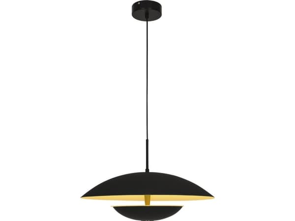 LAMP PENDANT MONICA 16W 3K BLACK/GOLD