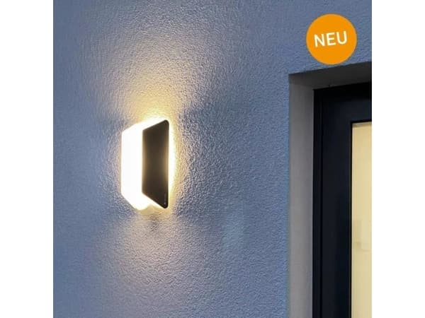 Steinel AUSSENLEUCHTE L 30 S 068899 Ulkoseinävalaisin liiketunnistimella LED (RGB) E27 15 W Antrasiitinharmaa