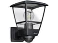 Miniatyrbild 2 av 2: Steinel AUSSENLEUCHTE L 10 S SW 084769 Utomhusvägglampa med rörelsesensor LED (RGB) E27 15 W Svart