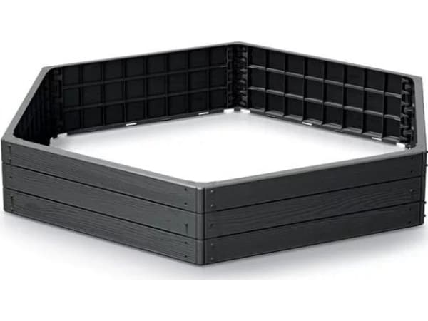 TRÄDGÅRDSSÄNGBOTTEN WOODY IBWH 1480X1290X250MM - ANTRACIT