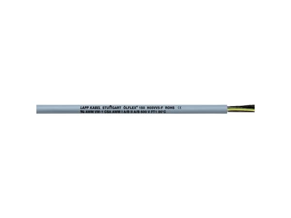 LAPP ÖLFLEX® 150 Styreledning 4 G 2.5 mm² Grå 15404/75 75 m