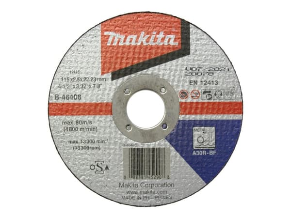 Makita leikkuukiekko 115x2.5mm teräs
