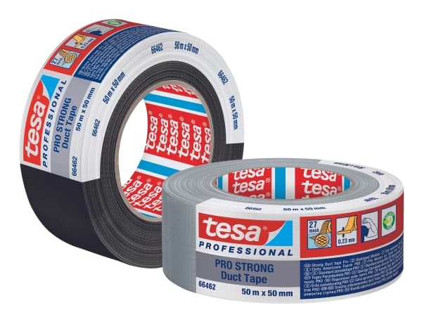 Tesa Canvas teippi 48mx50mm harmaa - PRO 4662 PE48mx50mm harmaa, erityisen korkea liimauslujuus
