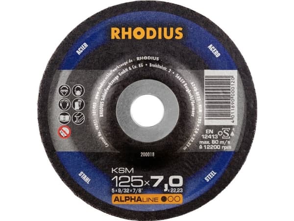 Rhodius 200018 Skrubskive 125 mm 22.23 mm 1 stk