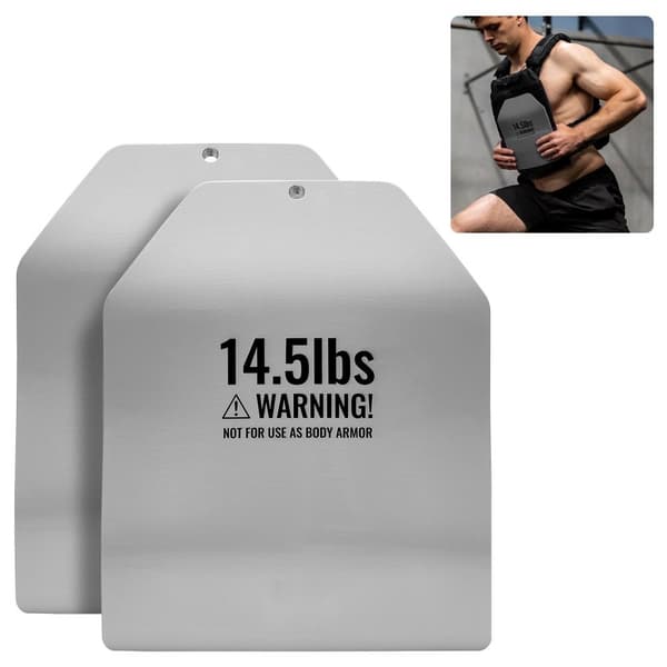 Böjda Västplattor för Styrketräning, 2x14,5 LB Tallrikar, Idealisk för Kroppsbyggande och Fitnessövningar