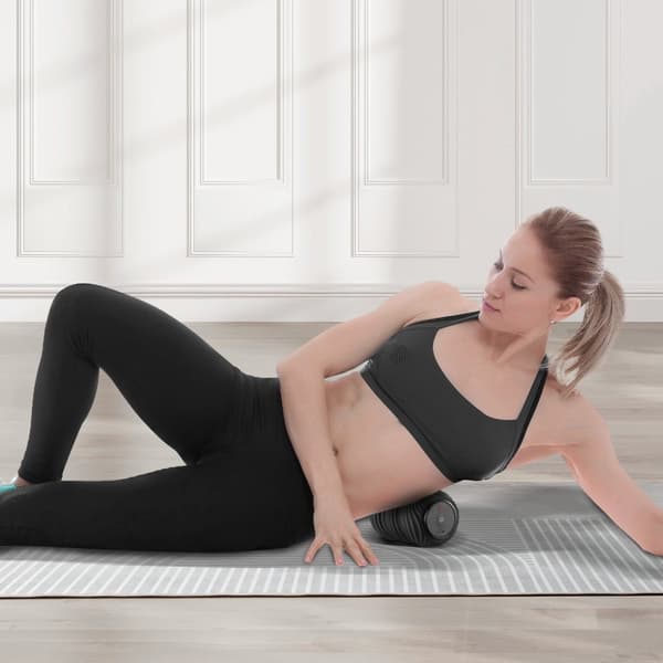 Vibrerende Peanut Massagebold, Genopladelig Massagerulle, 4 Intensiteter, ergonomisk design, komfortabel massage
