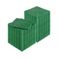 Miniatyrbillede 1 af 11: Sammenlåsende drænmåtte, 12x12 modulære gulvfliser, vandafledende, holdbare, lette at installere