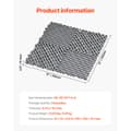 Pikkukuva 7 / 11: Viemäröintimatto, Viemäröintilattialaatta 12 x 12, Modulaarinen lukituslaatta
