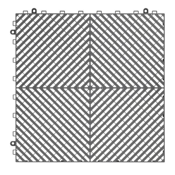 Modulär Dräneringsmatta, Hoplåsande Matta 40x40 cm, Dräneringsgolvplattor
