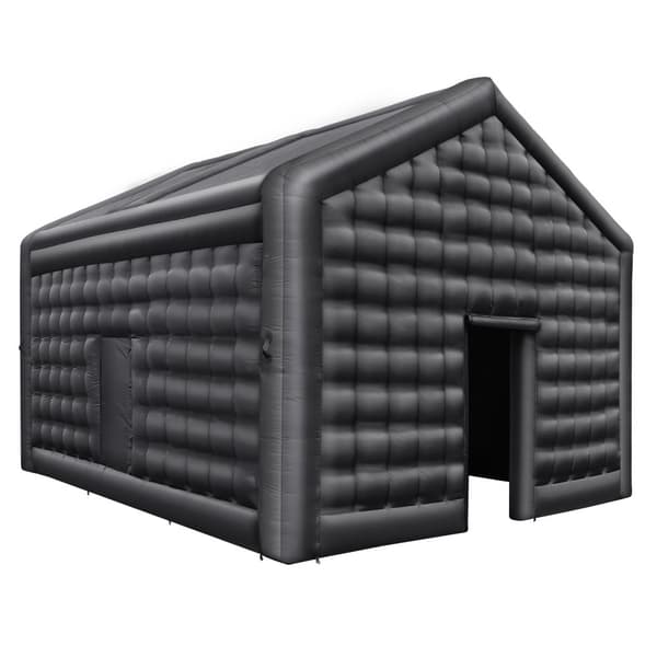 Oppustelig natklub, 16,4 x 13,1 x 12,5 ft festtelt, LED-lys, nem opsætning, perfekt til fester og begivenheder