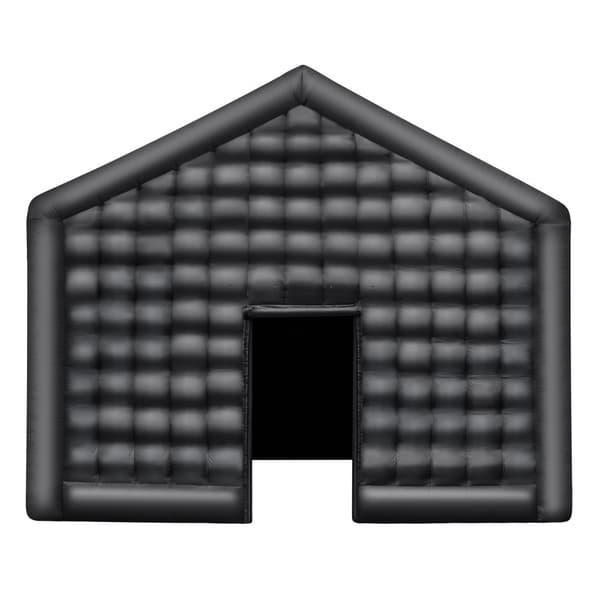 Oppustelig natklub, 16,4 x 13,1 x 12,5 ft festtelt, LED-lys, nem opsætning, perfekt til fester og begivenheder