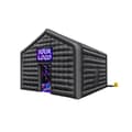 Miniatyrbillede 1 af 11: Oppustelig natklub, 16,4 x 13,1 x 12,5 ft festtelt, LED-lys, nem opsætning, perfekt til fester og begivenheder