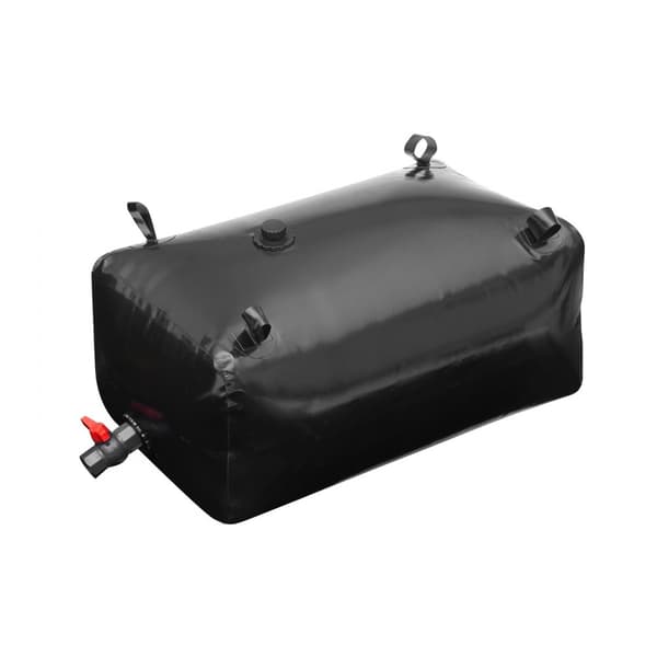 Kannettava vesisäiliö 240L, PVC, Kokoontaitettava, Musta
