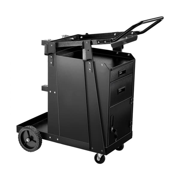 Svejsevogn 2 Skuffer, Heavy Duty, låsbart kabinet, 350 lbs kapacitet, robust konstruktion, optimal opbevaring