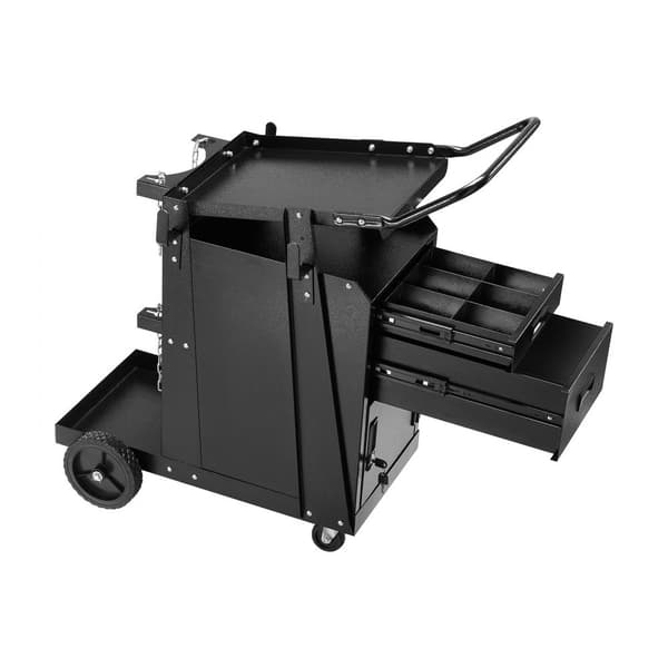 Svejsevogn 2 Skuffer, Heavy Duty, låsbart kabinet, 350 lbs kapacitet, robust konstruktion, optimal opbevaring
