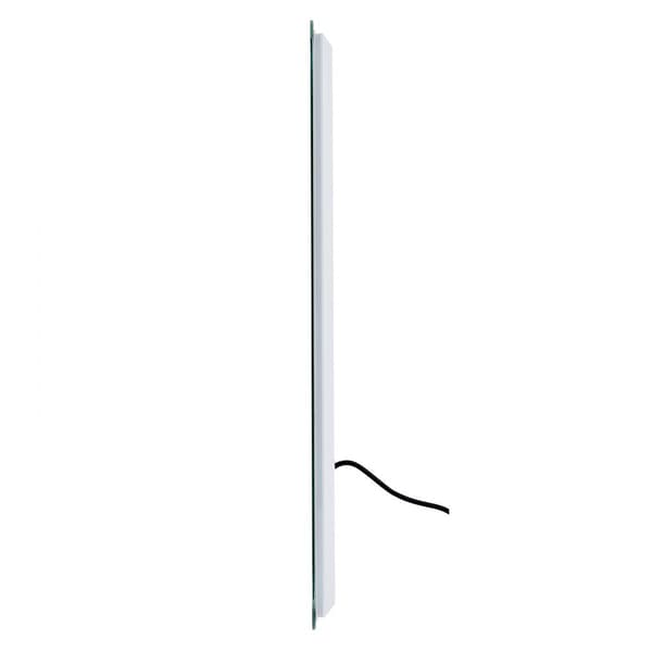 LED Badrumsspegel 3-färg, Väggmonterad Sminkspegel 50x70cm, Anti-dim Funktion