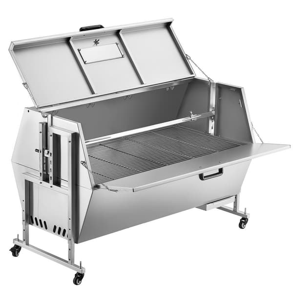 Rotisserie BBQ Grill, Roaster Spit, 60W, 286 LBS, för Gris, Lamm, Kycklingstek