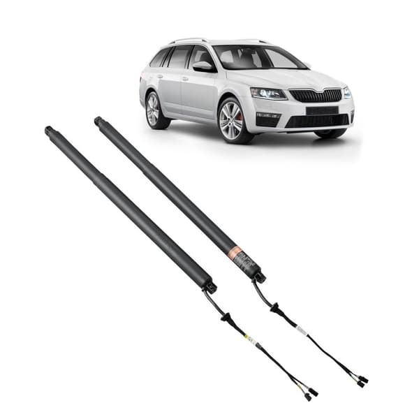 2 STK Elfjedre til bagklap, kompatible med 2012-2020 Octavia III, holdbare, nem installation, perfekt pasform