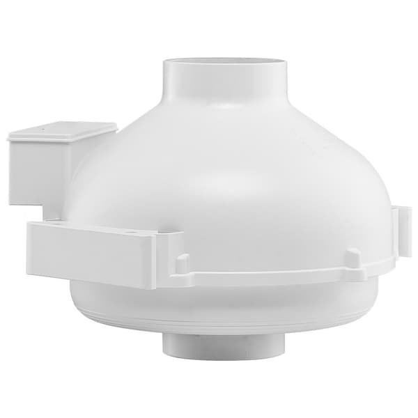 4 til 3,5 Radon Afbøjning Fan System Kit, Stille 260 CFM Inline Kanalventilator, effektiv luftstrøm, let installation