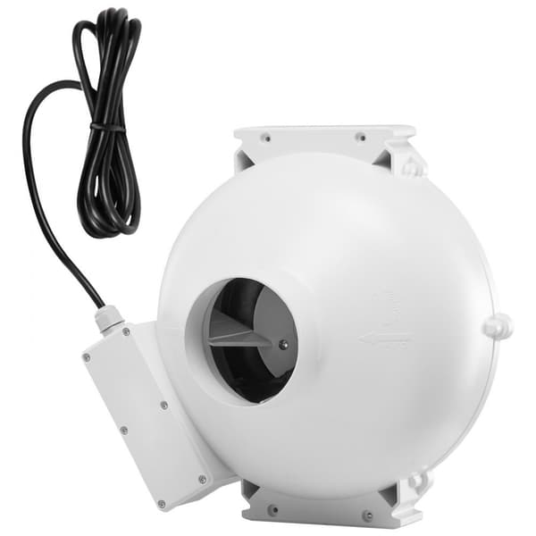 4 til 3,5 Radon Afbøjning Fan System Kit, Stille 260 CFM Inline Kanalventilator, effektiv luftstrøm, let installation