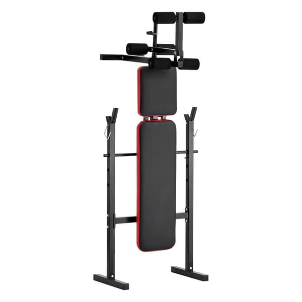 Vægtbænk til Sit Ups, Justerbar Sammenfoldelig Hjemmegymnastik, Robust design, Pladsbesparende, Effektiv styrketræning