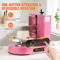 Miniatyrbild 3 av 11: Tårtdekorationsmaskin, Tårtfrosting Spridare, Anpassad för 4 till 12 Tårtor, Färg Rosa
