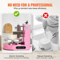 Miniatyrbild 4 av 11: Tårtdekorationsmaskin, Tårtfrosting Spridare, Anpassad för 4 till 12 Tårtor, Färg Rosa