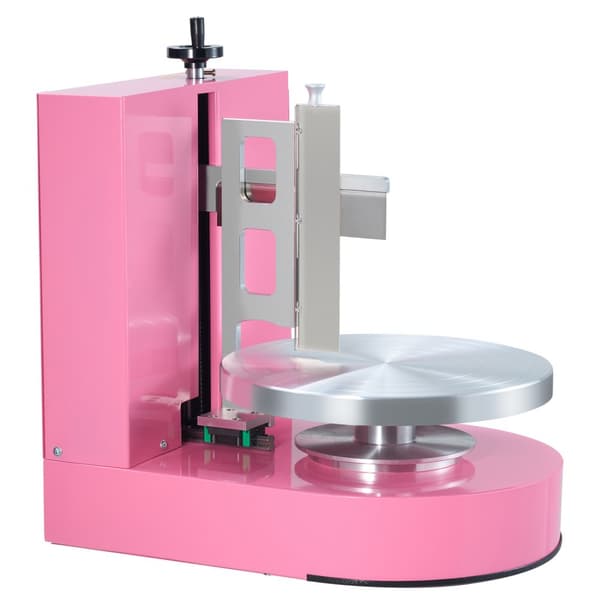 Tårtdekorationsmaskin, Tårtfrosting Spridare, Anpassad för 4 till 12 Tårtor, Färg Rosa
