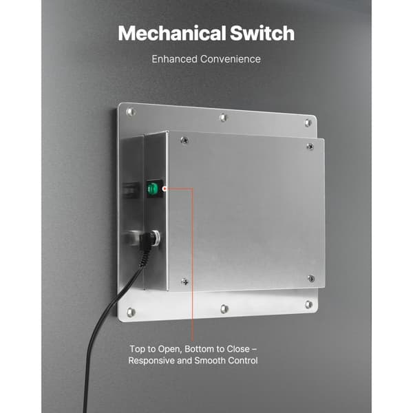 HVAC luftrenser til hele huset, 18W, 9 tommer lys i kanal, effektiv PCO-teknologi, forbedret luftkvalitet