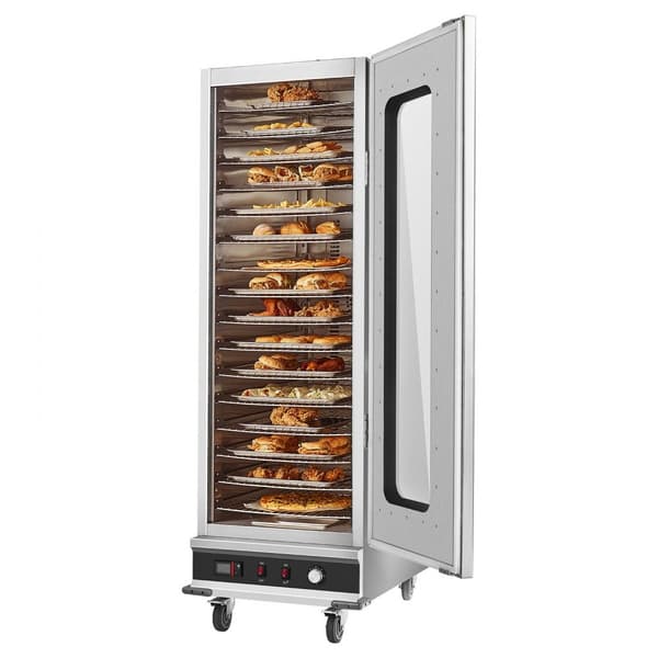 Hot Box Madvarmer, 16-lags koncessionsvarmeskab, vandbakke, energieffektiv, holdbar konstruktion, ideel til restauranter