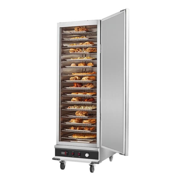 Hot Box Madvarmer 16-lags koncessionsskab, vandafløb, energieffektiv design, hurtig opvarmning, store kapacitet