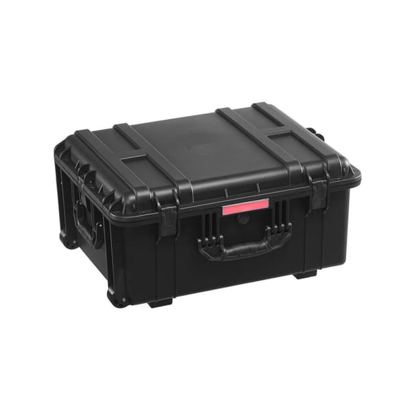 Hårdfodral 3,5 Cu.ft, Rullande Hjul och Infällbart Handtag, Väderbeständigt, Svart
