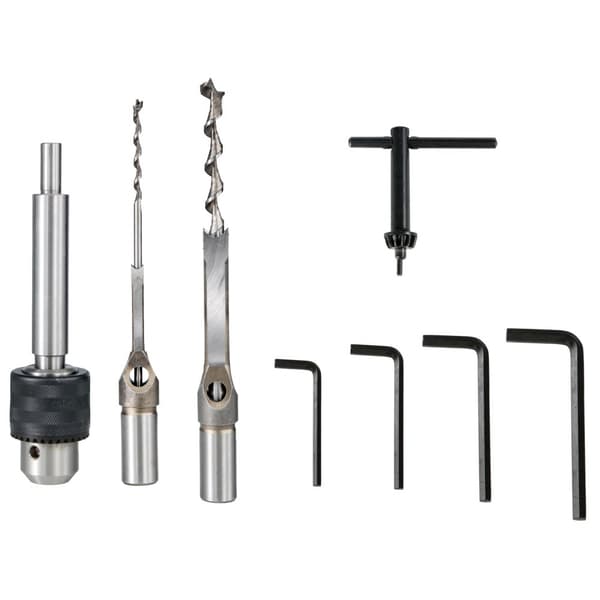 Insticksmaskin, Hollow Mejsel Mortiser 370W, Mejsel Bit Sets, Träbearbetning Funktioner