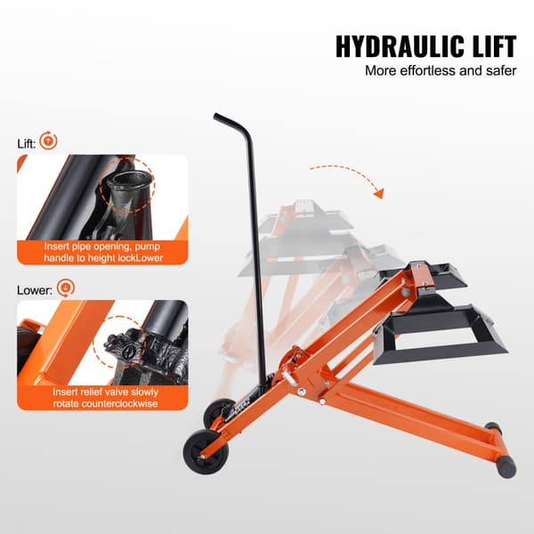 Gräsklipparlyft 500 pund, hydraulisk domkraft, för åktraktor gräsklippare, hög hållbarhet