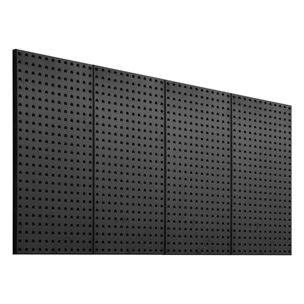 Metallinen reikälevypaneeli, 4 paneelia 24x12, Seinäjärjestäjä autotallityökaluille, kestävä ja helppo asentaa