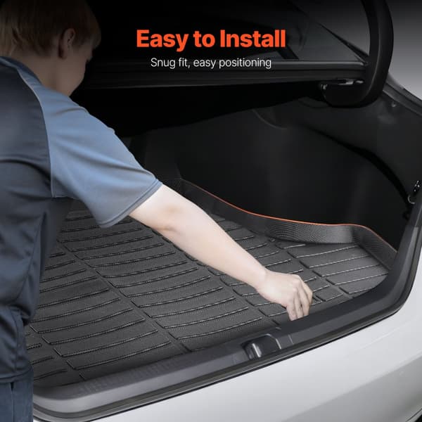 Cargo Mat TPE, Custom Fit til Toyota Camry 2018-2025, all weather, holdbar, skridsikkert design, nem installation