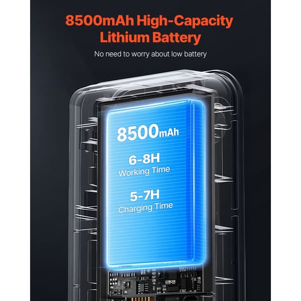 Kloakkamera 30m, 4,3 kanalkamera, 6 justerbare LED'er, 16GB hukommelseskort, højopløselig, vandtæt