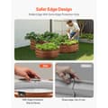 Miniatyrbild 4 av 11: Metall Upphöjd Trädgårdssäng 2x1 Fot, 3-Pack, Utomhus Galvaniserad Plantering, Perfekt för Träsäd