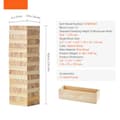 Miniatyrbild 7 av 11: Tumbling Timber Leksak, 54 Block Tumbling Tower Spel, Furukasse, Tillverkad av Trä