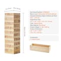 Miniatyrbild 7 av 11: Tumling Timber Leksak, 54 block Tumlande Torn, Träkista, Högt och Många Block