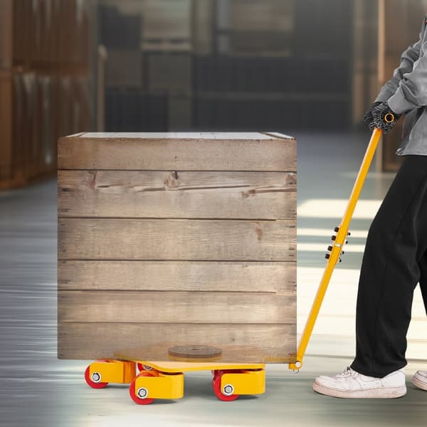 Maskin Skøjter 8800 lbs til flytning, 360° rotation, ergonomisk håndtag, let at bruge, holdbar konstruktion