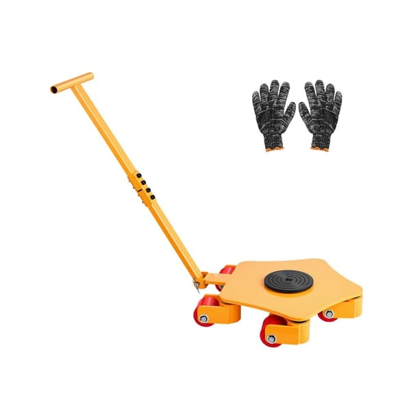 Maskin Skøjter 8800 lbs til flytning, 360° rotation, ergonomisk håndtag, let at bruge, holdbar konstruktion
