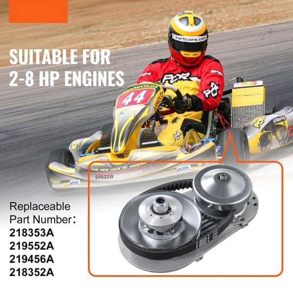 2000 RPM Vetokytkin, Kestävä Kytkin, 2-8 hv Moottorilla, Kumihihnalla