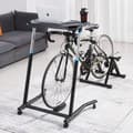 Miniatyrbild 8 av 11: Mobilt Cykelbord, Hopfällbart Bike Trainer, Träningsbord med låsbart hjul, robust och lätt att förvara