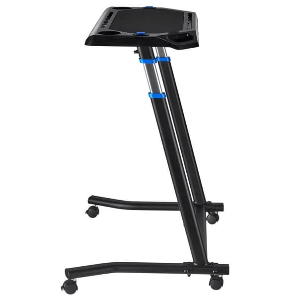 Mobilt Cykelbord, Hopfällbart Bike Trainer, Träningsbord med låsbart hjul, robust och lätt att förvara