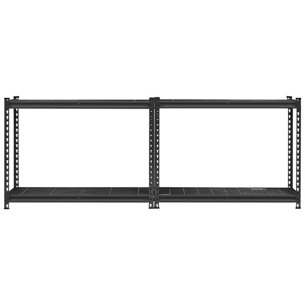 Justerbar Opbevaringshylde, 4 Etagers Heavy Duty, Garagereol, 2400 lbs kapacitet, pladsbesparende, robust design