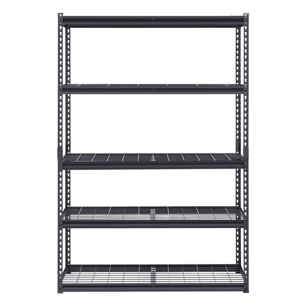 Förvaringshyllor, 5-vånings Garagehylla, Justerbar, Kraftig, Kapacitet 3000 lbs